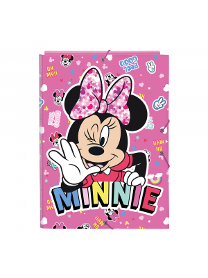 [512212068] CARPETA FOLIO 3 SOLAPAS MINNIE MOUSE "LUCKY"