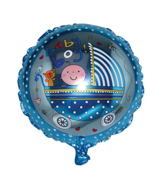 GLOBO PEQUEÑO 18 . IT S A BOY GLOBOS FESTIVAL