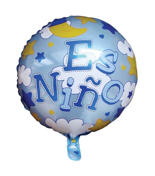 [7507] GLOBO POLIAMIDA ES NIÑO NUBES