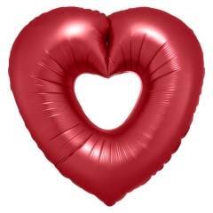 [3871701] *FOR (P30) CORAZON HUECO ROJO 63X66CM