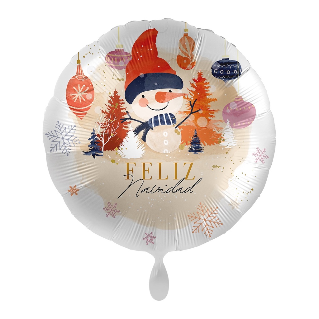 [81130] *.17/43CM SNOWMAN FELIZ NAVIDAD