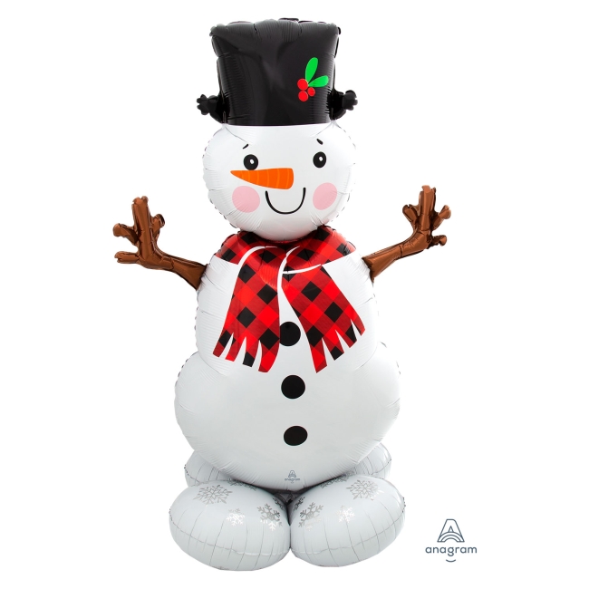 [8311811] *..AIRLOONZ (P70) MUÑECO DE NIEVE 88X139CM