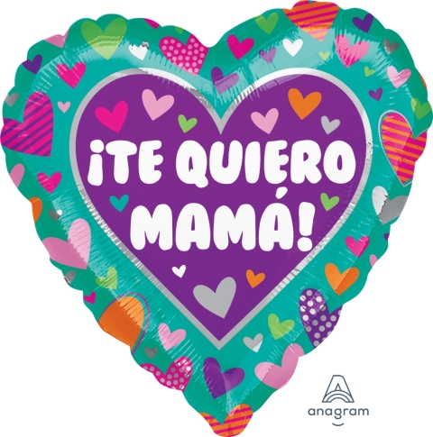 [3922201] *.18/45CM(S40) TE QUIERO MAMA CORAZONES