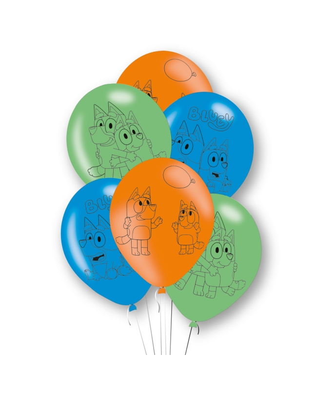 [9915385] *GLOBOS LATEX 27,5CM BLUEY (6)