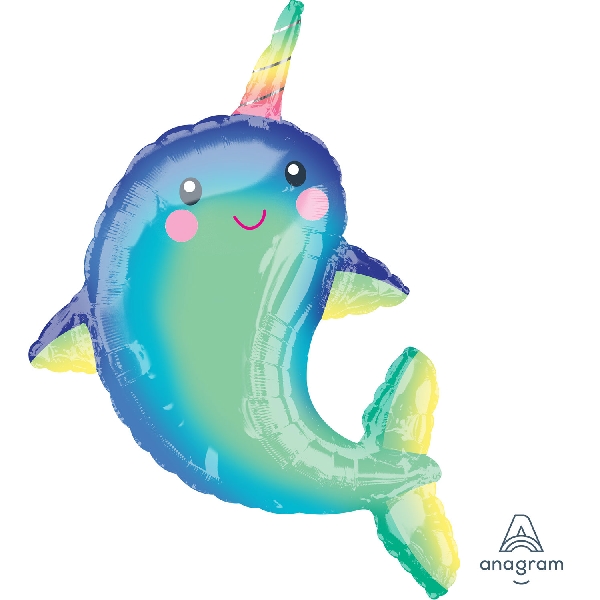 [3847701] *FOR (P35) HAPPY NARWHAL 73CM 99CM