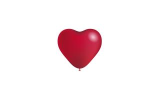 G LATEX R5. MINI CORAZON BALLONIA (100 UN)