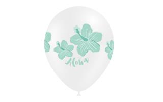 [112P20112B-8] B/ 8 Globos 95cm perim.: Aloha turquesa