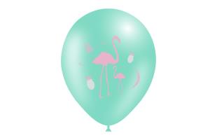 [112P37111-8] B/ 8 Globos 95cm perim.: Flamingo