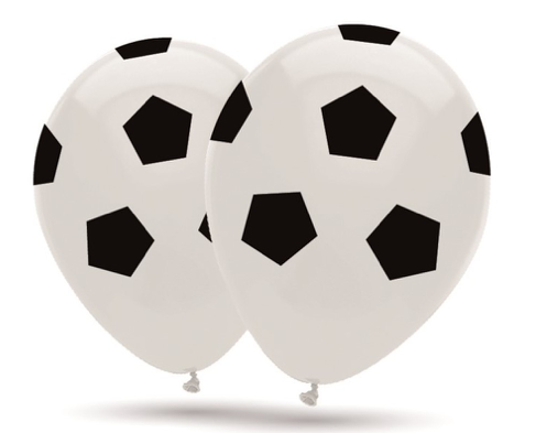 [50667] BOLSA 10 GLOBOS 30CM. FUTBOL IMPRESIÓN - GLOBEST