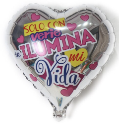 Corazón plata" solo con verte…"