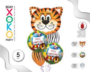 SET TIGRE 5PC