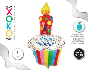 GLOBO MYLAR TARTA 67*127CM