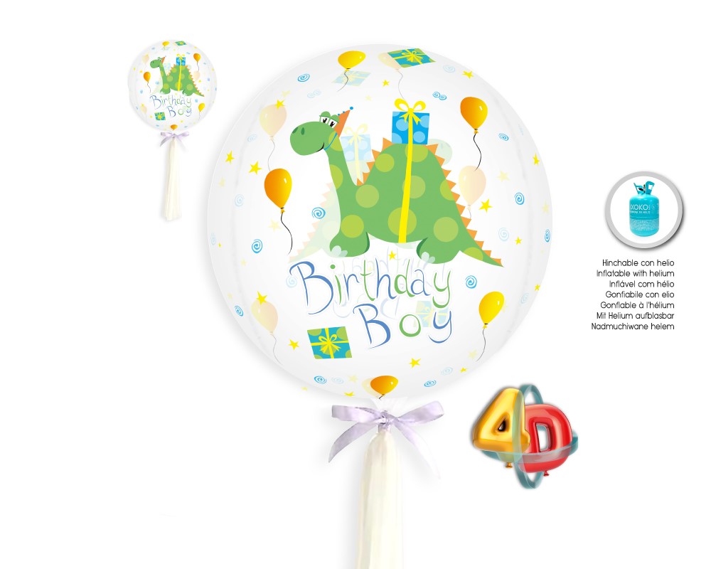 [57052] GLOBO ESFERA 4D DINO