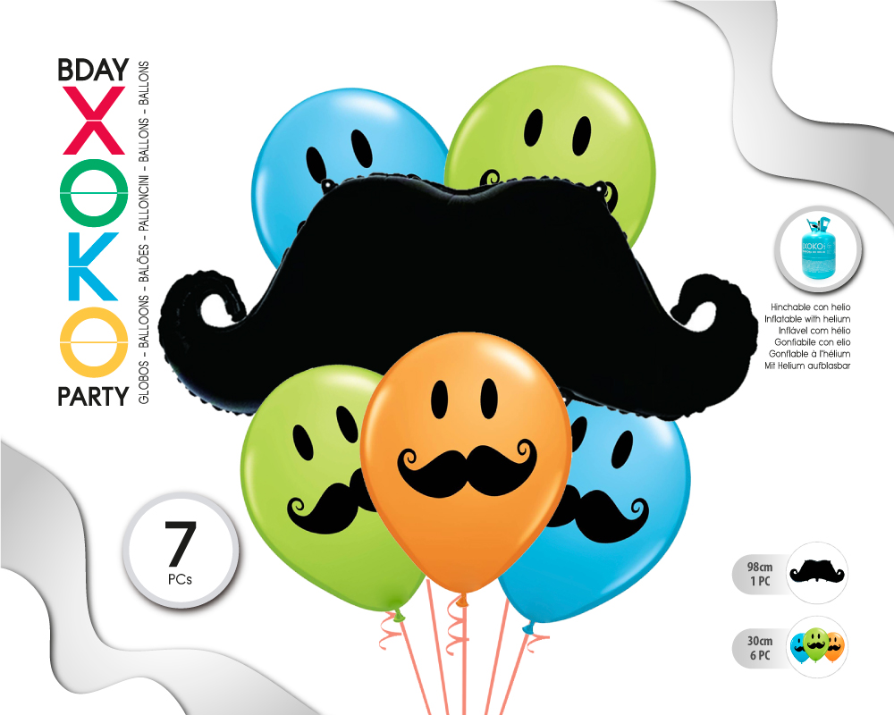 [55873] SET BIGOTE 7PC