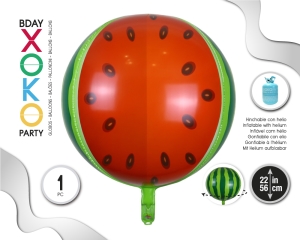 [55994] GLOBO FOIL ESFERA 55CM SANDIA