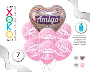 SET GLOBO 7PC GRAN AMIGA