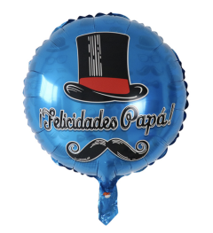 [74108] GLOBO FELICIDADES PAPÁ…18"