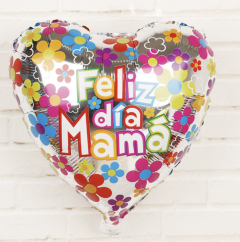 [36990] Feliz día Mamá flores 18"
