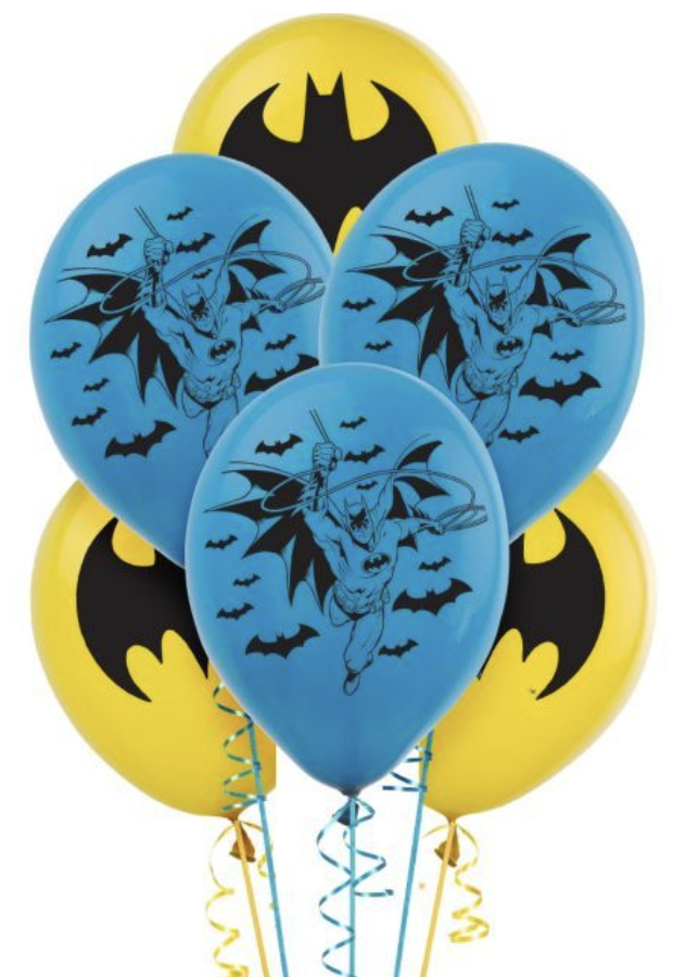 GLOBOS LATEX BATMAN PACK 10