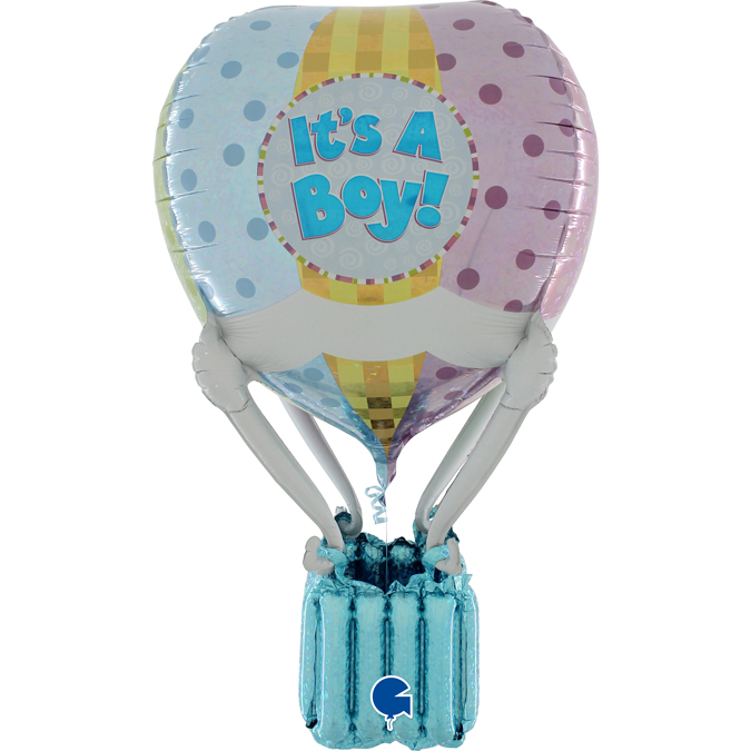 [74055] GLOBO FOIL 3´/1M.GLOB.AEROESTATICO BOY 4D