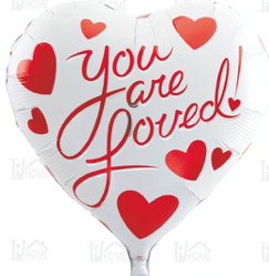 GLOBO POLIAMIDA YOU ARE LOVED 18"