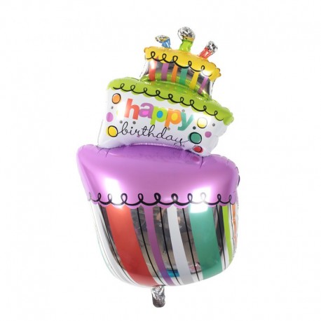 GLOBO FOIL TARTA DE CUMPLE
