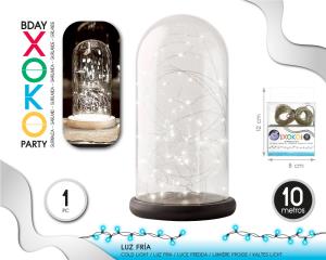 [54176] GUIRNALDA ALAMBRE LED 10M/100 LED FRIA