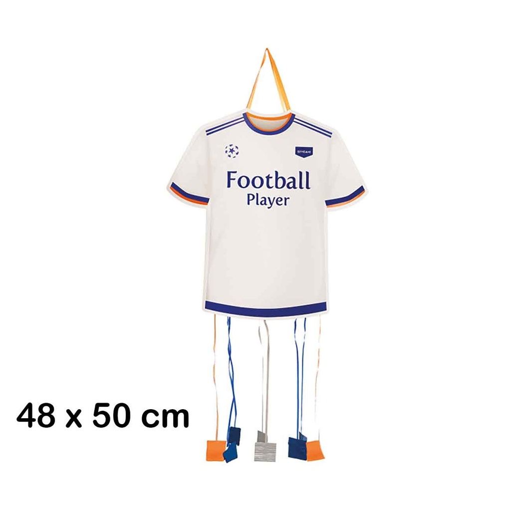 PIÑATA CAMISETA FUTBOL