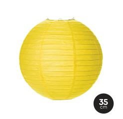 LÁMPARA PAPEL ESFERA AMARILLO Ø 35 CM 1 UD