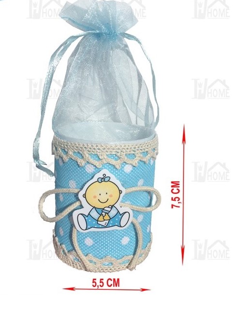 BOLSITA DE TELA PARA REGALO BABY BOY