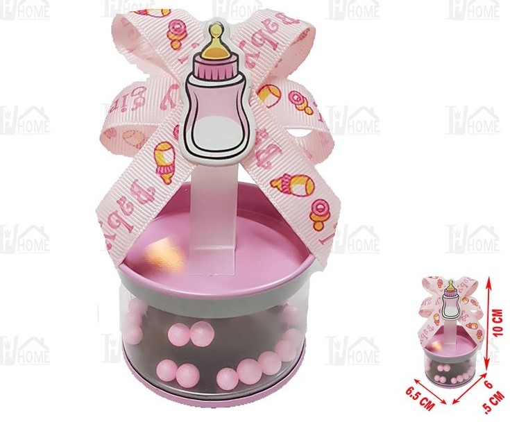 BOLSITA REGALO BABY ROSA 6.5CM Ø X4CM