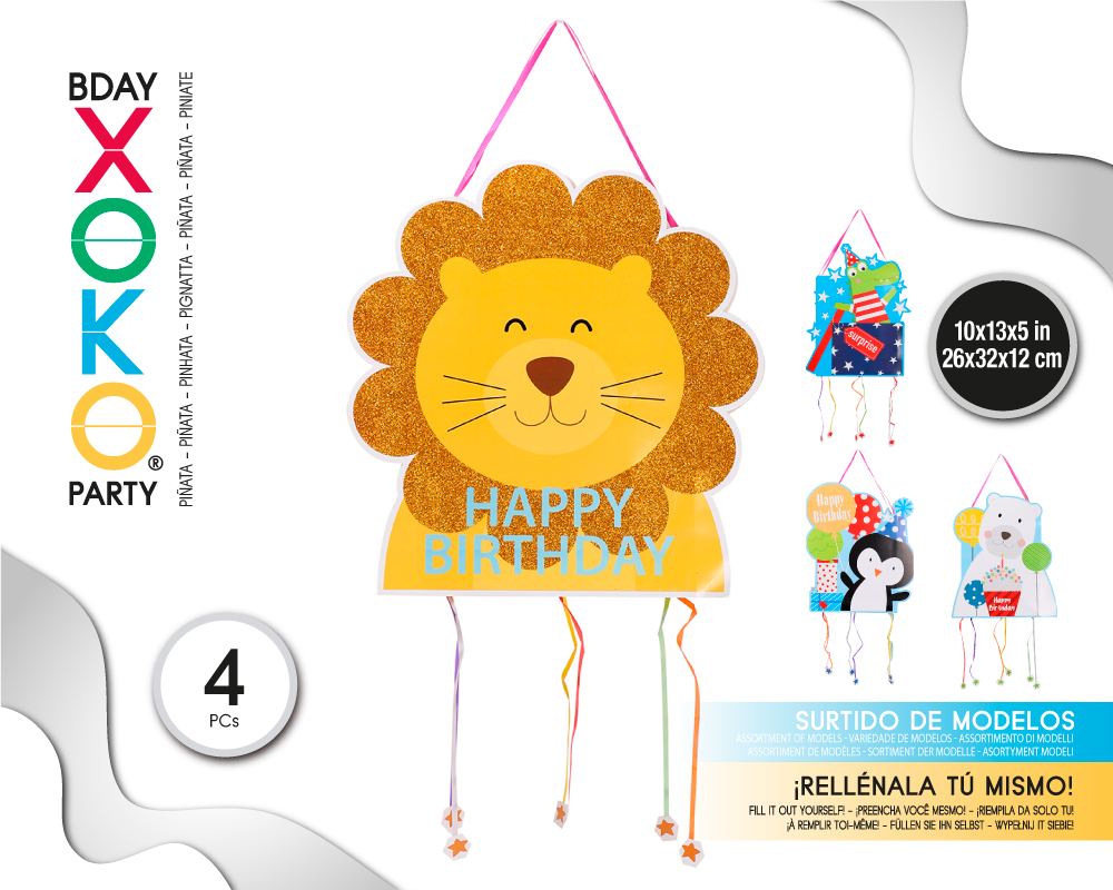 PIÑATA HAPPY BDAY 26*32*12