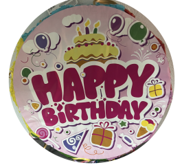 PIÑATA HAPPY BIRTHDAY ROSA 44CM