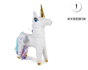 PIÑATA 3D UNICORNIO 35*13*49CM