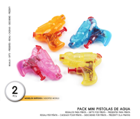 PACK PINATA FUTBOL PISTOLITAS 2PC