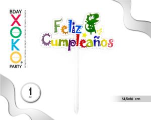 TOPPER TARTA F.C DINO