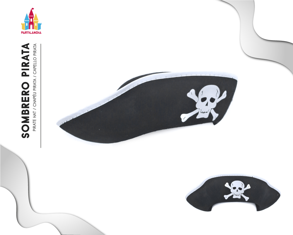 SOMBRERO DECORATIVO PIRATA
