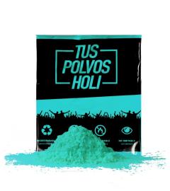 POLVOS HOLI TURQUESA INDIVIDUAL 75GR.