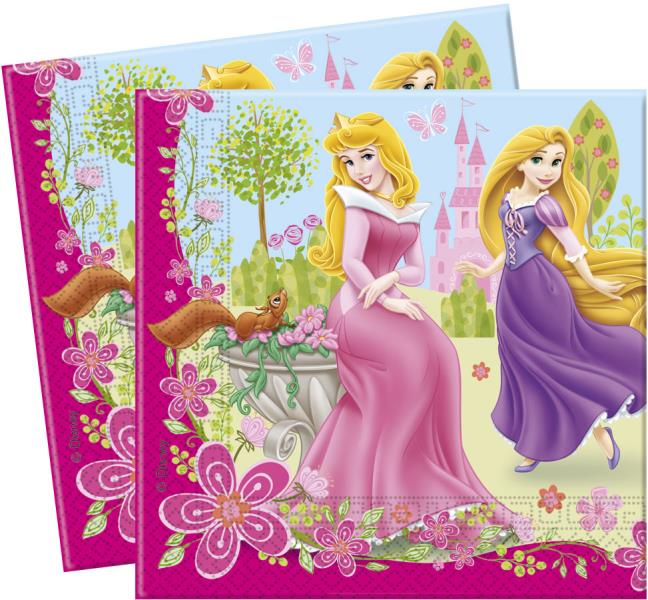 SERVILLETAS PRINCESAS 20UND.