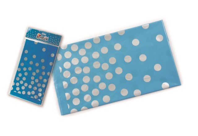 Mantel 137x180cm. DOTS AZUL