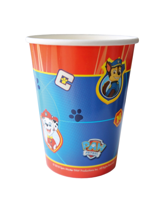 *VASOS 250ML PATRULLA CANINA (6X8)