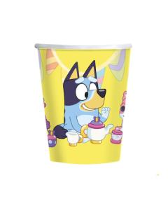 *VASOS 266ML PAPEL BLUEY (8und)