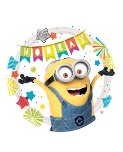 *PLATOS 23CM MINIONS (8u)