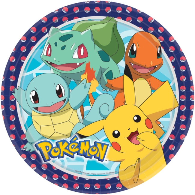 PLATOS 23CM POKEMON (8UND)