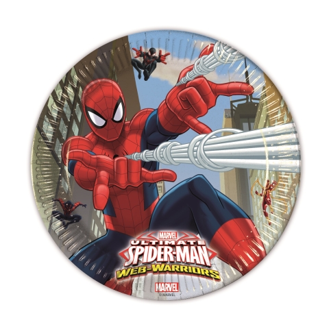 PLATOS 23CM SPIDERMAN WEB W. (8UND)