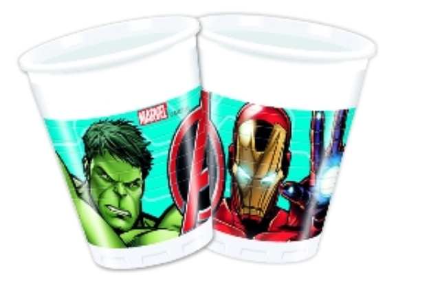 VASOS PLASTICO 200ML AVENGERS N. (8UND)