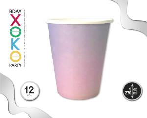 VASO 270ML RAINBOW 12PC