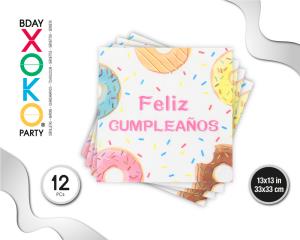 SERVILLETA DONUT 12PC