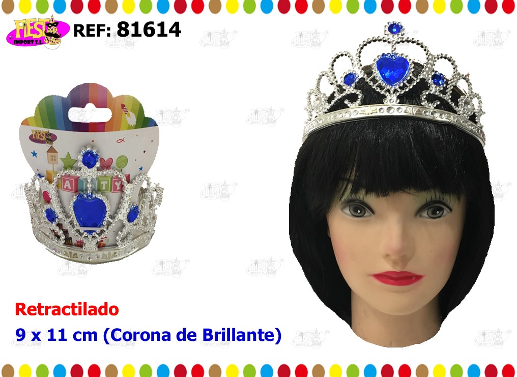 CORONA DE BRILLANTE 9X 11 CM
