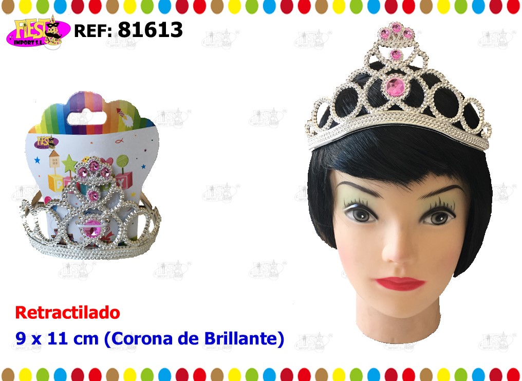 CORONA DE BRILLANTE 9X 11 CM